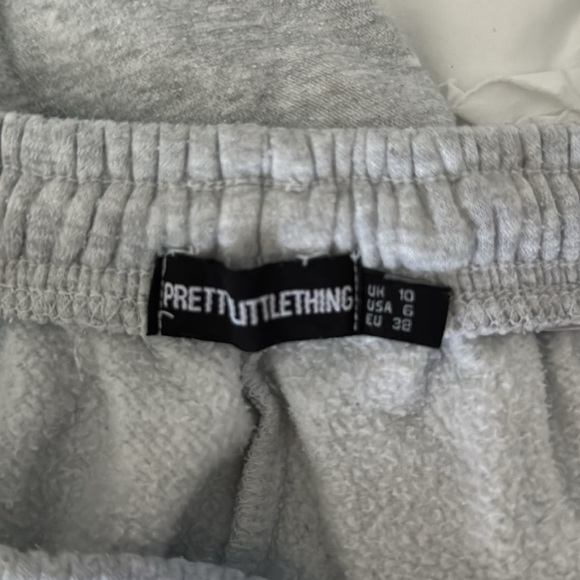 pretty little thing grey joggers size 6 - Picture 2 of 2